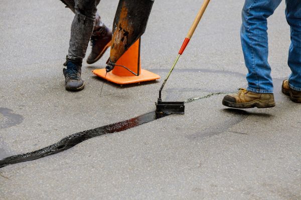 Parking Lot Crack Sealing in Richmond