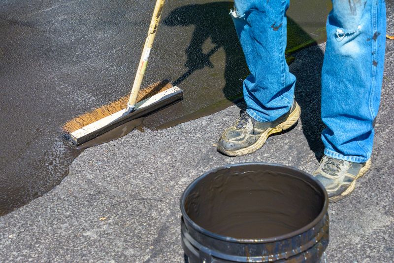 Blacktop Sealcoating detail